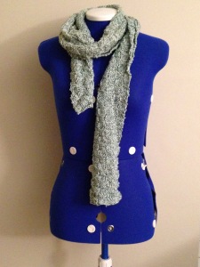 cotton knitted scarf